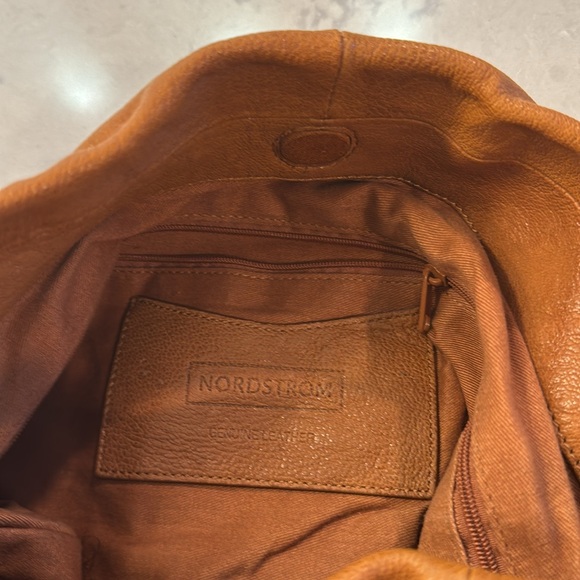 Brown Leather Shoulder Bag - Picture 4 of 5